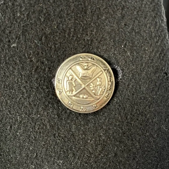 Perry Ellis Vintage Black Wool Military Peacoat USA Made Women’s 10 - Picture 7 of 17